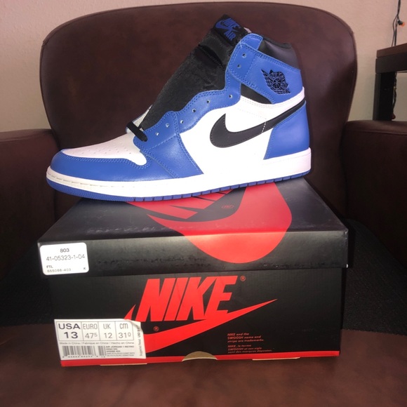 Jordan 1 game royal size 13 ds with box - Picture 1 of 1
